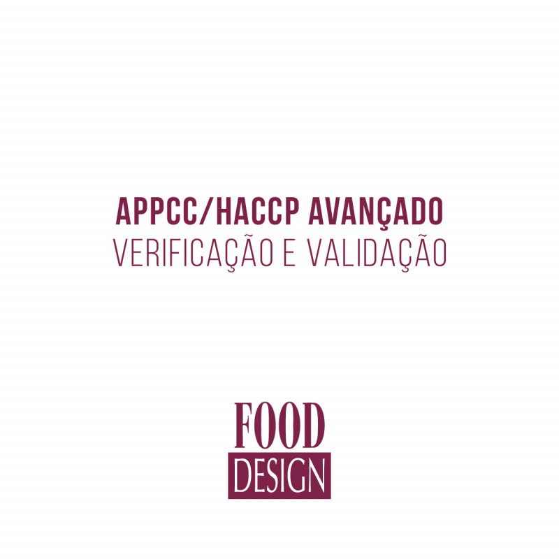 APPCC/HACCP Avançado - Verificação e Validação